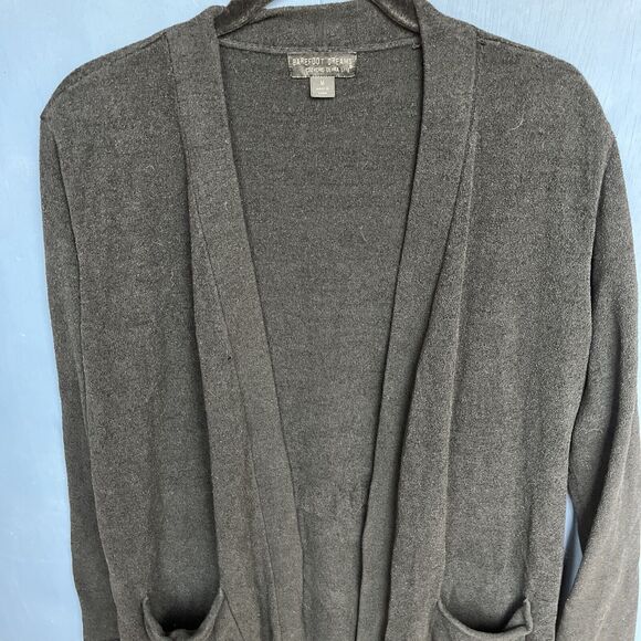 Barefoot Dreams Womens Size Medium Cardigan Cozy Chic Lite Knit Open Sweater 121 - Picture 2 of 7